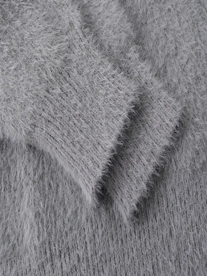 GALACTIC AURA HEAVYWEIGHT TEXTURED KNIT CREWNECK