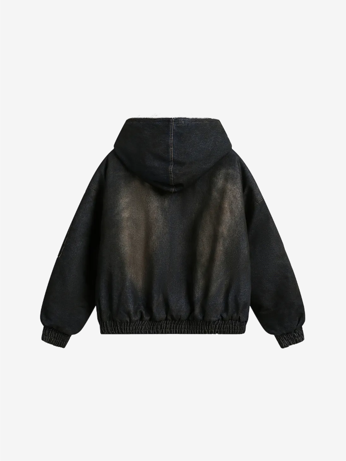 POLAR FUR-LINED WINTER HOODED JACKET