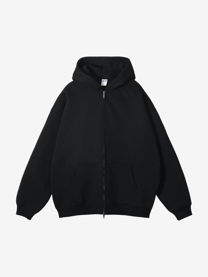 URBAN ESSENTIAL ZIP-UP HOODIE
