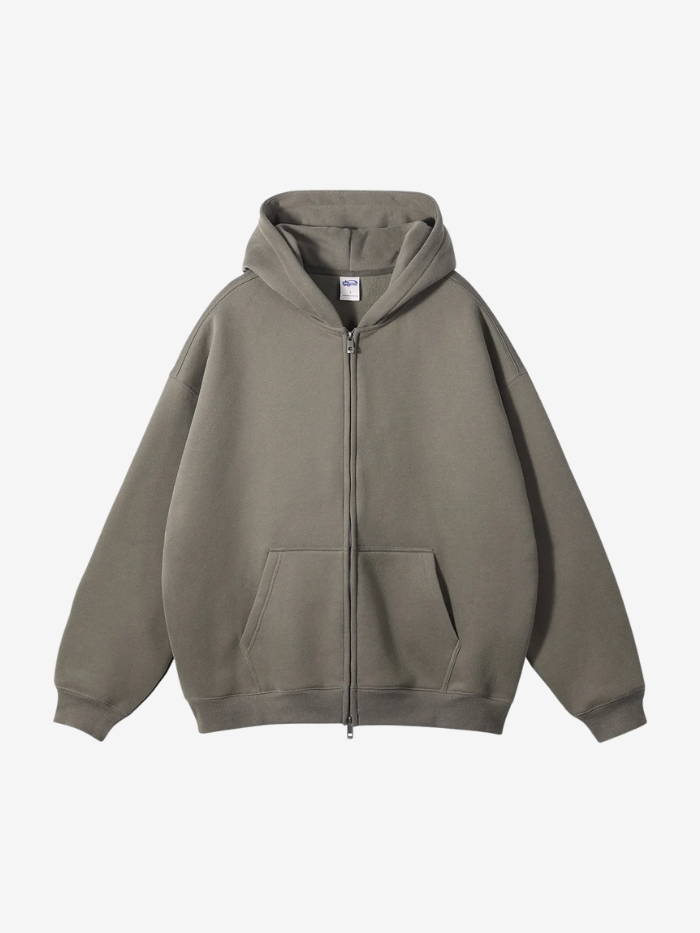 URBAN ESSENTIAL ZIP-UP HOODIE