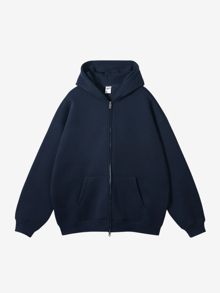 URBAN ESSENTIAL ZIP-UP HOODIE