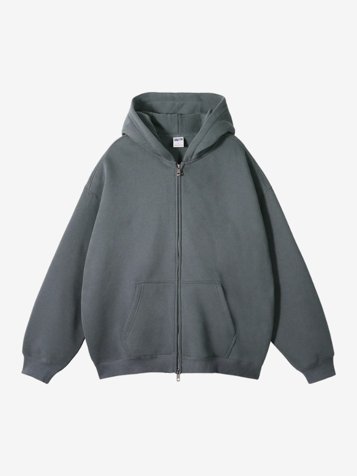 URBAN ESSENTIAL ZIP-UP HOODIE