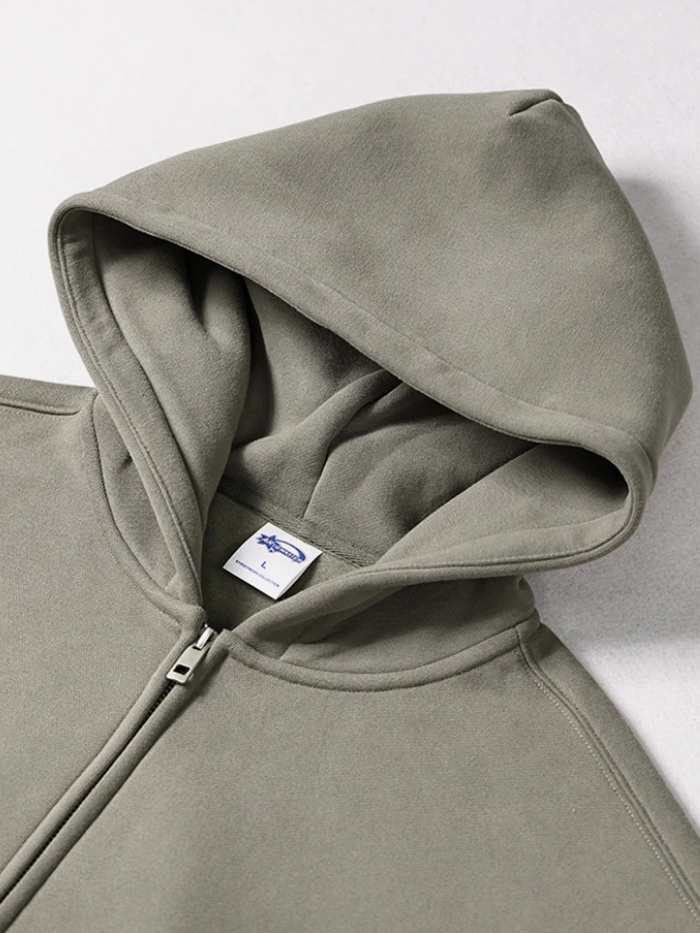 URBAN ESSENTIAL ZIP-UP HOODIE