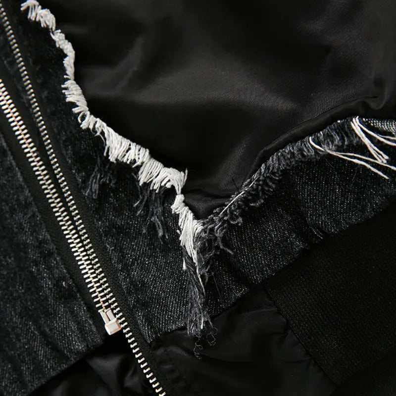 NOCTURNE BLACK PANEL JACKET