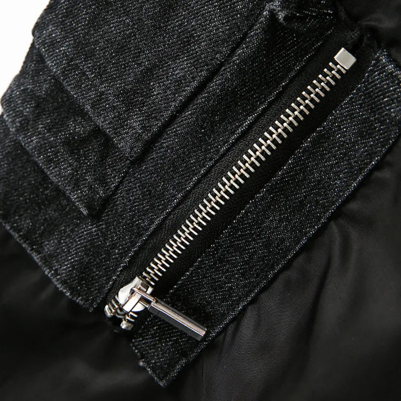 NOCTURNE BLACK PANEL JACKET
