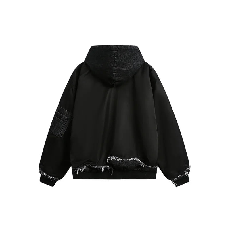 NOCTURNE BLACK PANEL JACKET