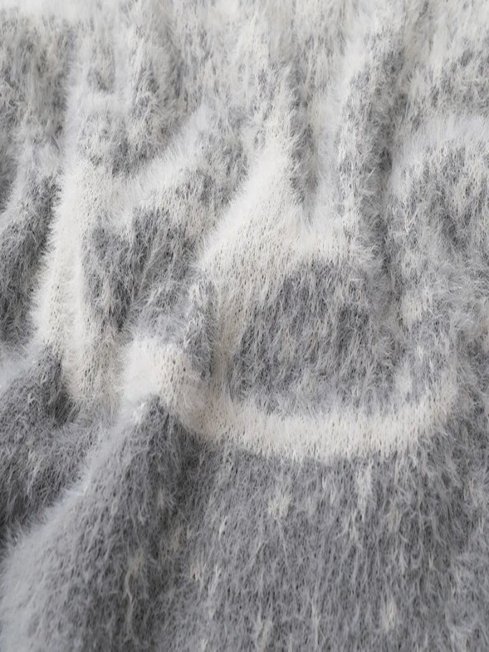 GALACTIC AURA HEAVYWEIGHT TEXTURED KNIT CREWNECK