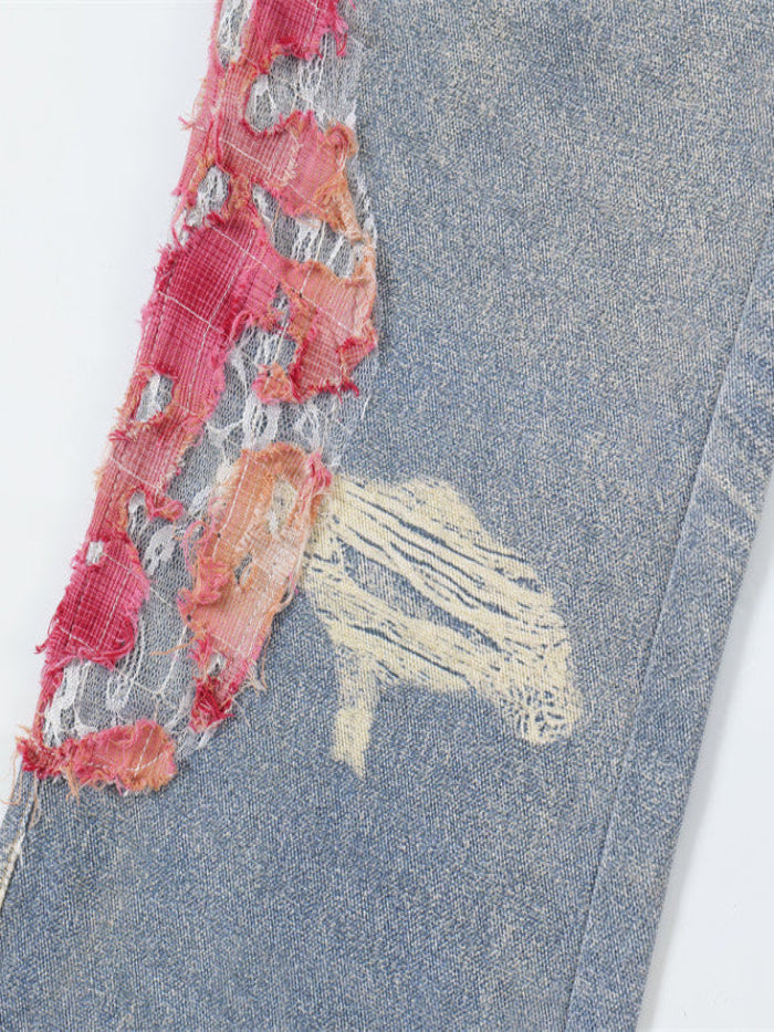 DYSTOPIA WASH STRAIGHT-LEG VINTAGE JEANS