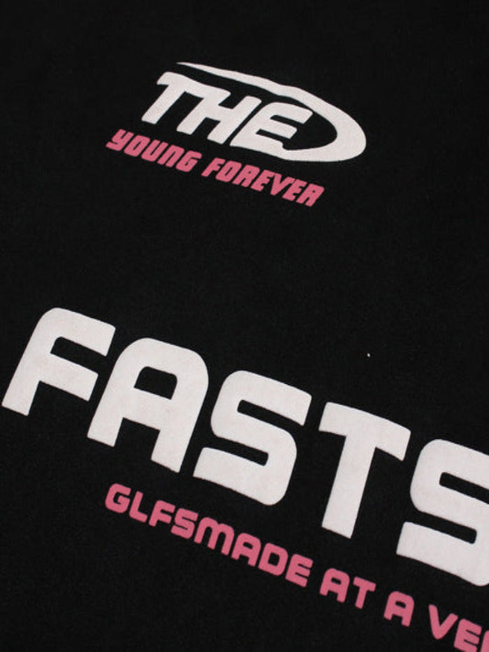 FAST SPEED RACING GRAPHIC OVERSIZED TEE