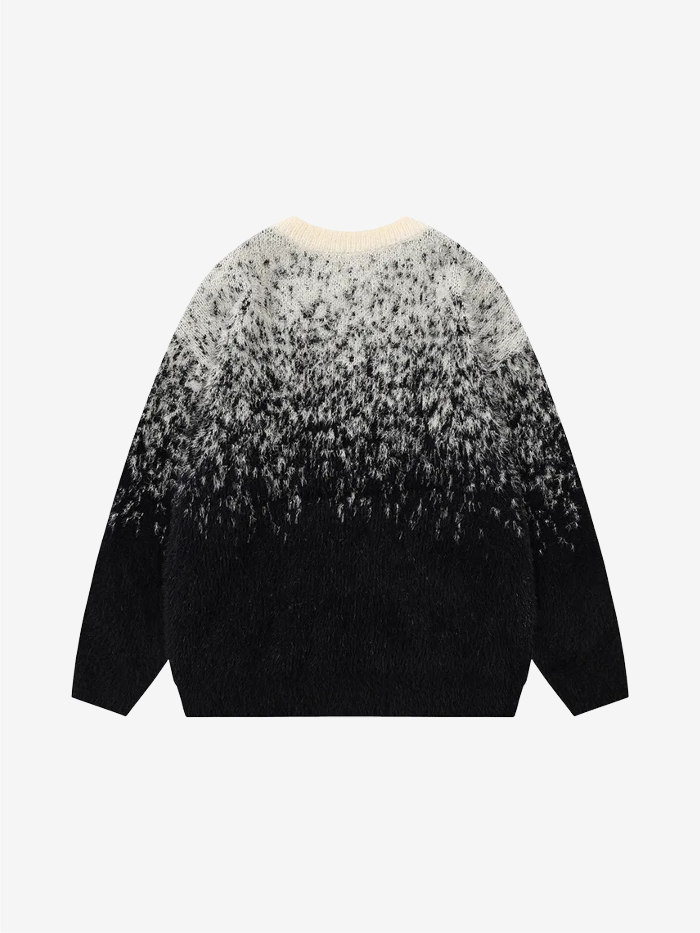 GALACTIC AURA HEAVYWEIGHT TEXTURED KNIT CREWNECK