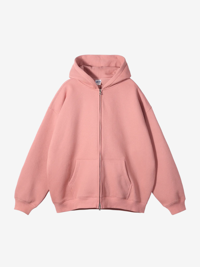 URBAN ESSENTIAL ZIP-UP HOODIE