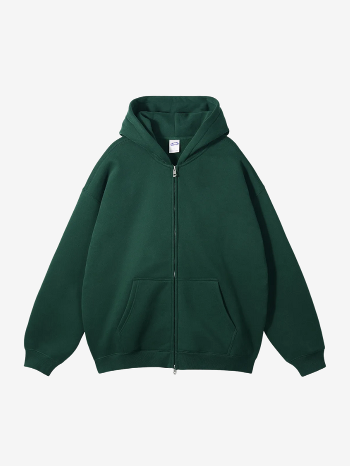 URBAN ESSENTIAL ZIP-UP HOODIE