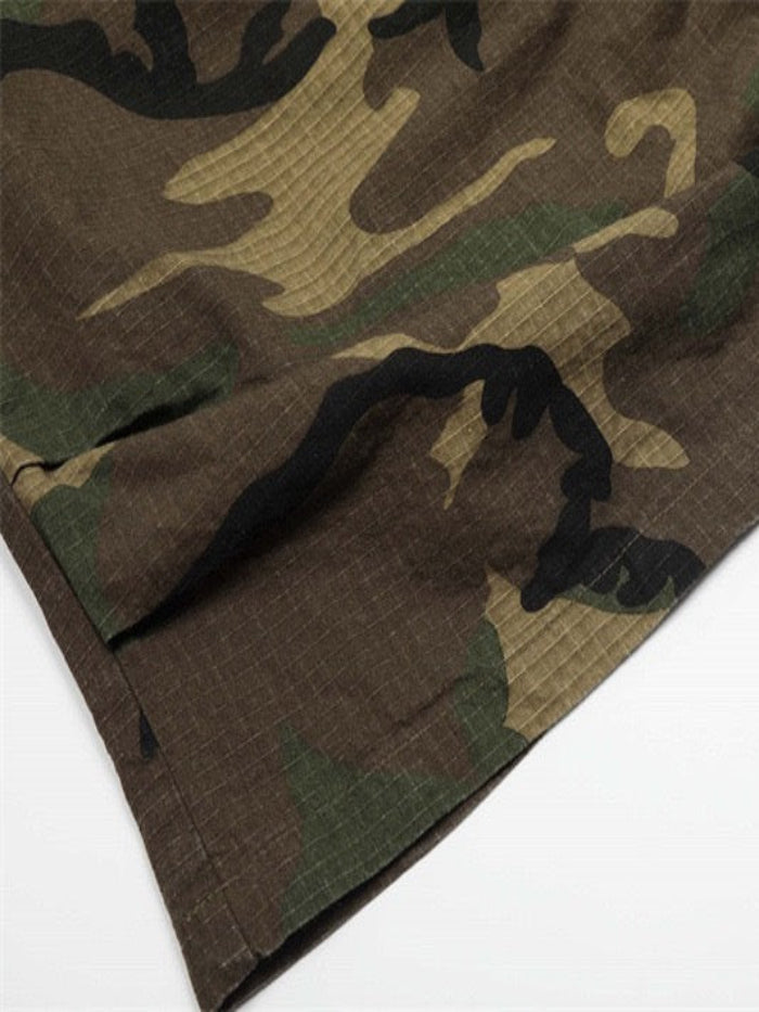 TACTICAL CAMO MULTI-POCKET MILITARY JORTS