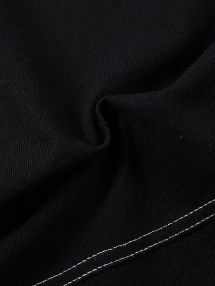 SHADOW STITCH WIDE-LEG JEANS