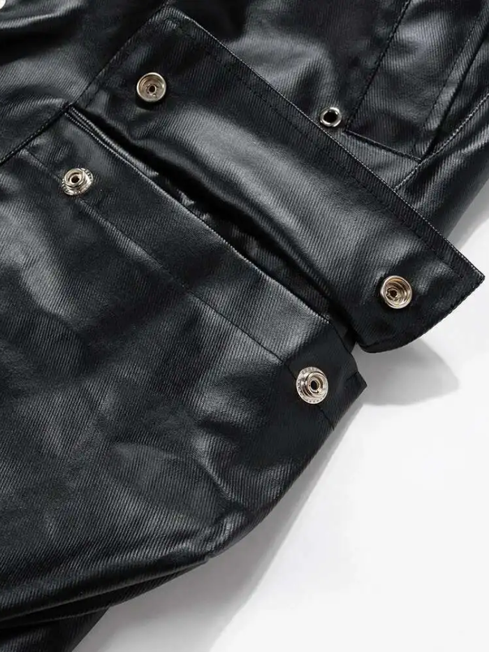 MULTI POCKET WIDE LEG TROUSERS