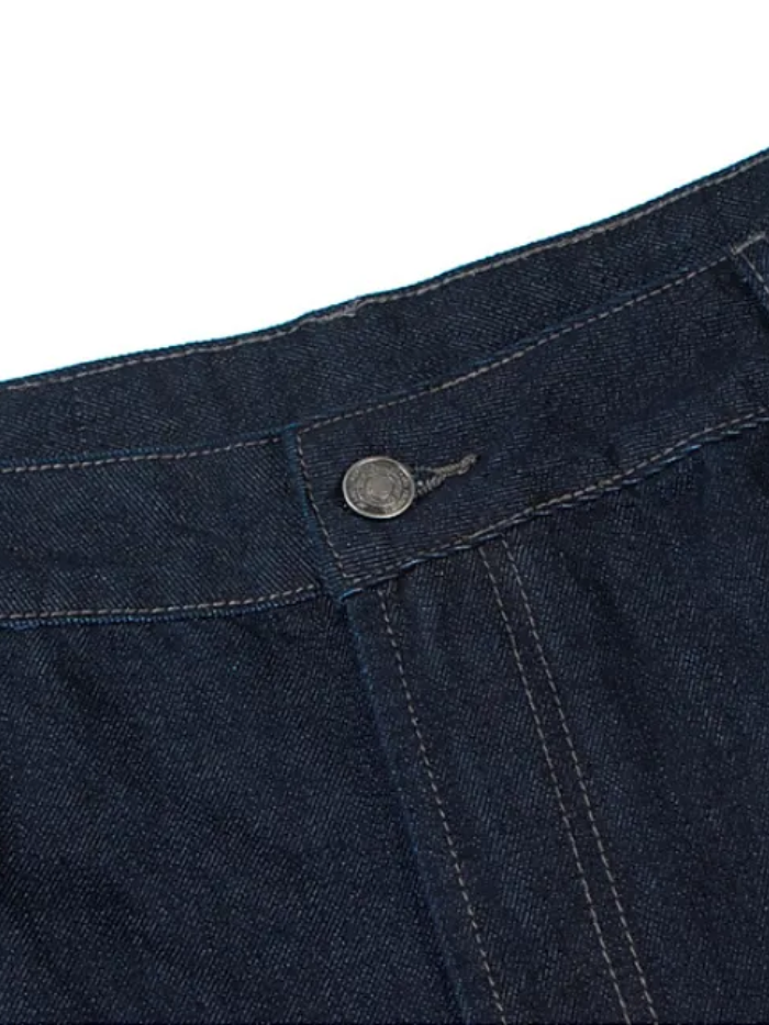 WIDE-LEG VINTAGE DENIM JEANS