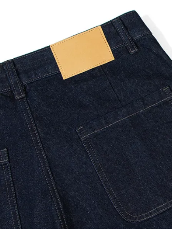 WIDE-LEG VINTAGE DENIM JEANS