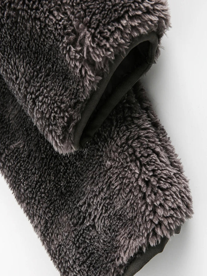 ARCTIC FUR-LINED OVERSIZED HOODED JACKET